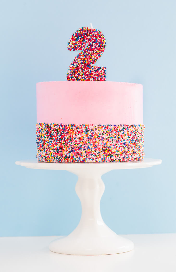 Sprinkle Number Cake – ANNA Cake Couture