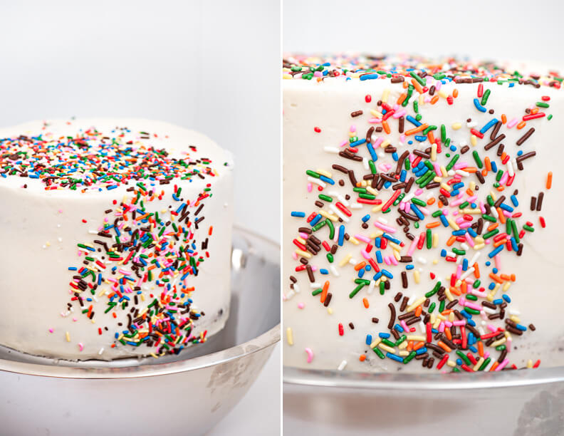 Chocolate Rainbow Sprinkle Cake Recipe - Easy Family Recipe Ideas
