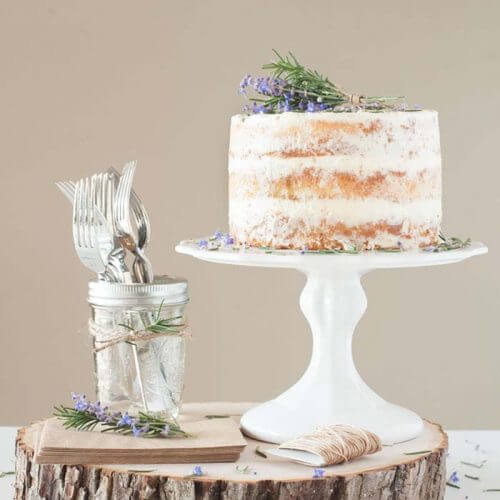 Lavender Dolce Flor Cake | Lavender cake, Purple cakes, Cake design